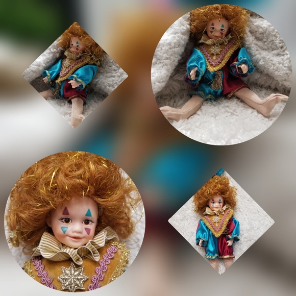 FANTASY CLOWN (HARLEQUIN) BY ARTIST ROBIN WOODS - Picture 4 of 8